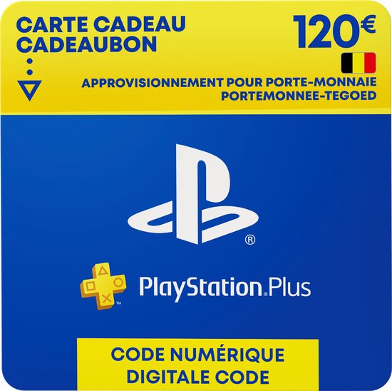 120 euro PlayStation Store tegoed - PSN Playstation Network Kaart (BE)