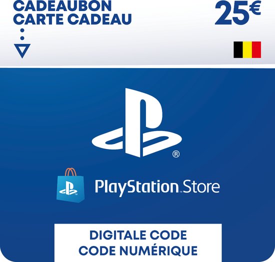 25 euro PlayStation Store tegoed - PSN Playstation Network Kaart (BE)