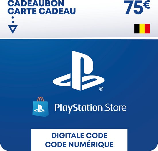 75 euro PlayStation Store tegoed - PSN Playstation Network Kaart (BE)