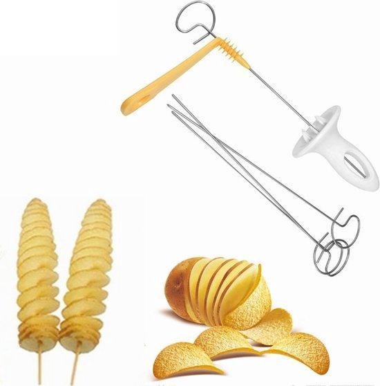 Aardappel snijder - Chips maker - Potato twister - Spies