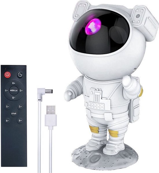 Astronaut Sterren Projector - Sterren projector - Sterrenhemel Verlichting - Sterrenhemel Projector - Sterrenlamp - Galaxy Projector - Afstandsbediening - 15+ kleurcombinaties - Mobstore