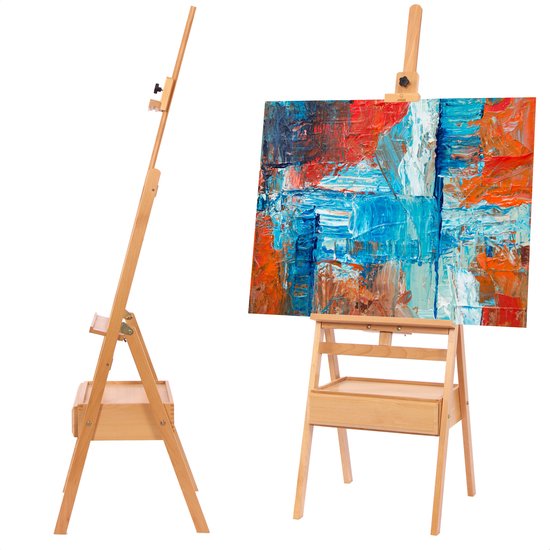 AYOO® Schildersezel - Schildersezel voor volwassenen - Atelierezel - Studio ezel - Veldezel - Schildersezels - FSC keurmerk - Inclusief E-book!