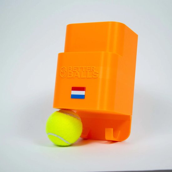 Better Balls Padel Organizer Oranje – Padel accessoire houder voor drinkfles, jas en handdoek – compact & duurzaam design – Oranje editie – WK houder Nederland