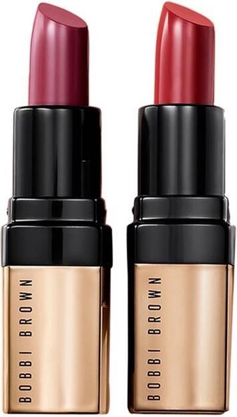 Bobbi Brown Mini Luxe Lip Color – Hibiscus + Parisian Red Set