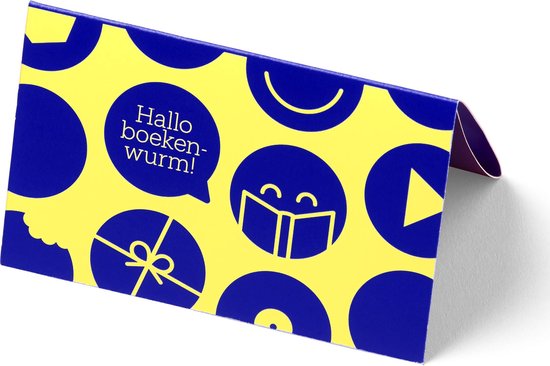 bol.com cadeaubon - 25 euro - Hallo boekenwurm!