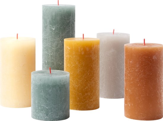 Bolsius - Rustieke Kaarsen Set - Nordic Ambiances