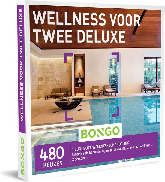 Bongo Bon - Wellness voor Twee Deluxe Cadeaubon - Cadeaukaart cadeau voor man of vrouw | 480 wellnessarrangementen: massage, sauna, schoonheidsbehandelingen en meer