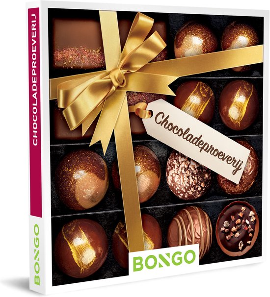 Bongo Bon - Chocoladeproeverij Cadeaubon - Cadeaukaart cadeau voor man of vrouw | 50 pralinewinkels en chocolatiers
