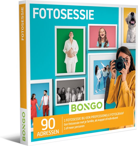 Bongo Bon - FOTOSESSIE - Cadeaukaart cadeau voor man of vrouw
