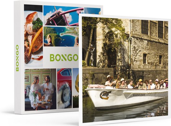 Bongo Bon - HISTORISCH BOOTTOCHTJE IN GENT VOOR 2 PERSONEN - Cadeaukaart cadeau voor man of vrouw