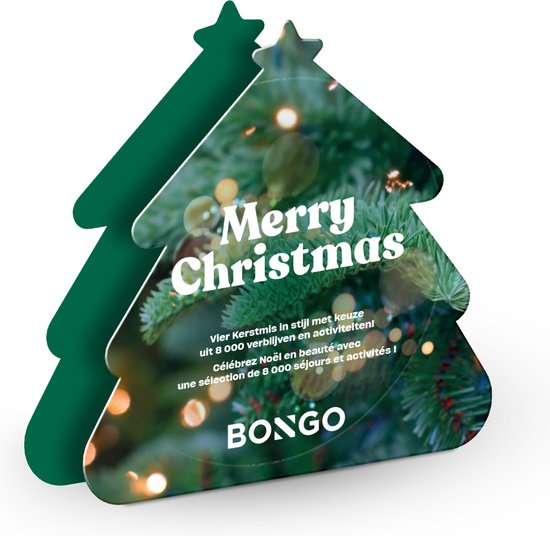 Bongo Bon - MERRY CHRISTMAS - Cadeaukaart cadeau voor man of vrouw