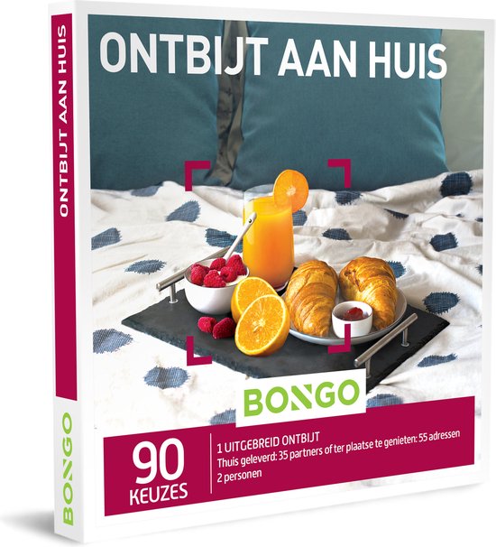 Bongo Bon - ONTBIJT AAN HUIS - Cadeaukaart cadeau voor man of vrouw