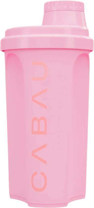 Cabau Shakebeker 500ml - BPA-vrij - Klontvrij inclusief zeef - Proteïne Shaker - Voor jouw eiwit-en maaltijdshakes - Vaatwasser vriendelijk