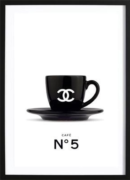 Chanel Coffee No. 5 Poster - Wallified - Fashion - Poster - Print - Wall-Art - Woondecoratie - Kunst - Posters