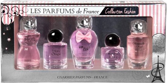 Charrier France Fashion Geschenkset - 5 miniaturen - Geurengeschenkset