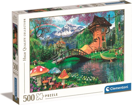 Clementoni - Puzzel - 500 Stukjes - Het Oude Schoenhuis - Puzzel Voor Volwassenen - High Quality Collection