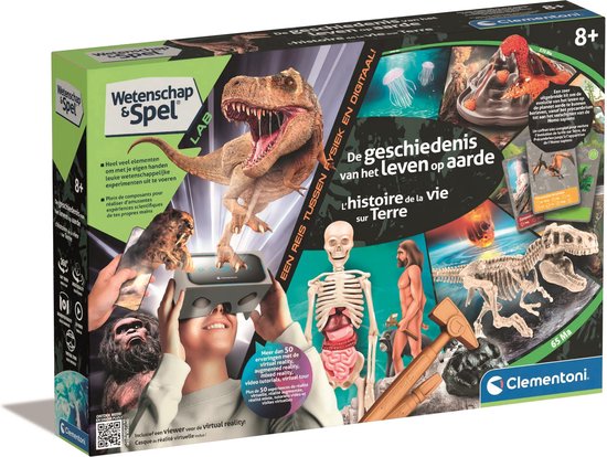 Clementoni Wetenschap & Spel - History of Life on Earth - Speelgoed van het Jaar - Educatief Speelgoed - Vanaf 8 jaar