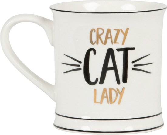 Crazy cat lady tas - Sass & Belle