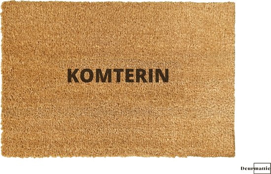 Deurmat Komterin - Deurmat met tekst - Deurmattig grappig