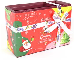 English Tea Shop - Christmas Tea Collection – 12x Biologische Theezakjes – Feestelijke Theegiftbox met Lint – Winterse Theemelanges Cadeau