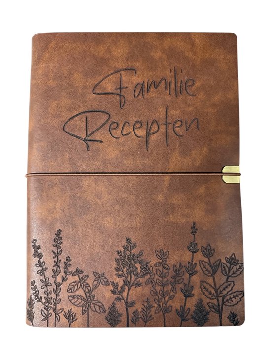 Familie Recepten - Receptenboek invulboek - Receptenboek - Recepten tekenen - Recepten invulboek - Kookboek - Kookboeken - Receptenboekje invulboekje - Recepten notitieboek - Receptenmap - Recepten verzamelboek - Vaderdag cadeautje - Vaderdag cadeau