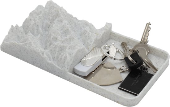 Fiastra Monte Bianco - sleutelbakje - sleutelhouder - sleutelmand - luxe sleutelbakje - Mont Blanc - gerecycled plastic - gemaakt in Nederland