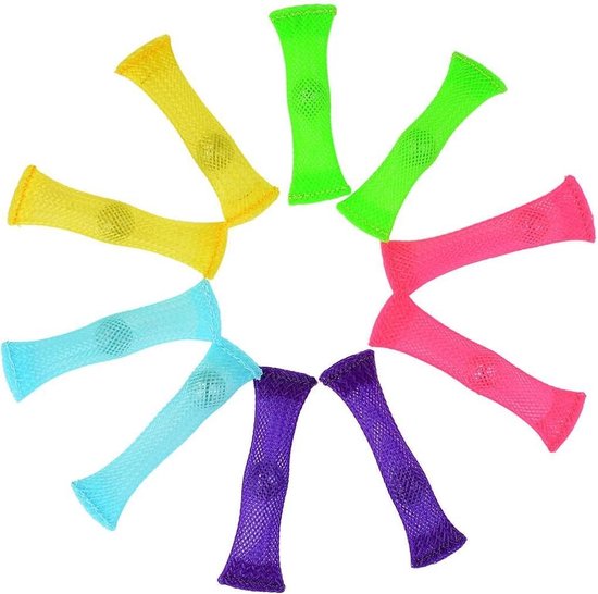 Fidget Toys - Mesh and Marble - Tiktok - 10 Stuks- verschillende kleuren-