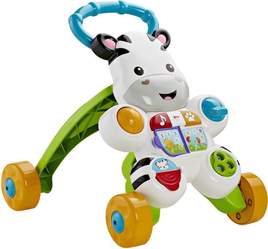 Fisher-Price Zebra looptrainer - Baby speelgoed 6 maanden - Nederlands