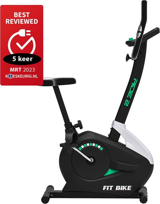 FitBike Ride 2 - Hometrainer - Fitness Fiets - Incl. Tablethouder - 12 Trainingsprogramma's