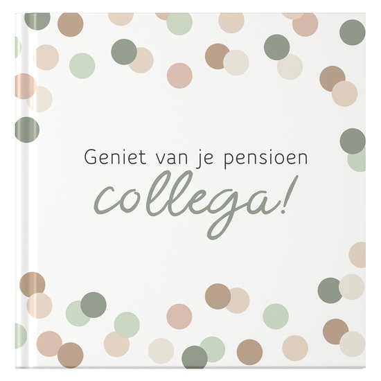 Fyllbooks - Afscheidsboek Pensioen Collega - Invulboek - Afscheid Collega - Pensioen Cadeau - Confetti - Geschikt voor: 25 Personen