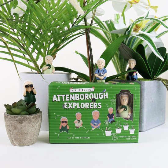 Gift Republic Mini Plant Pot Attenborough Explorers