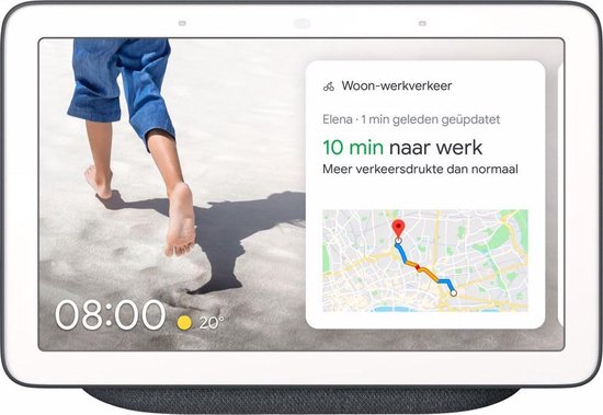 Google Nest Hub - Smart Speaker met scherm / Nederlandstalig - Antraciet