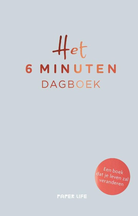 Het 6 minuten dagboek - Blauw