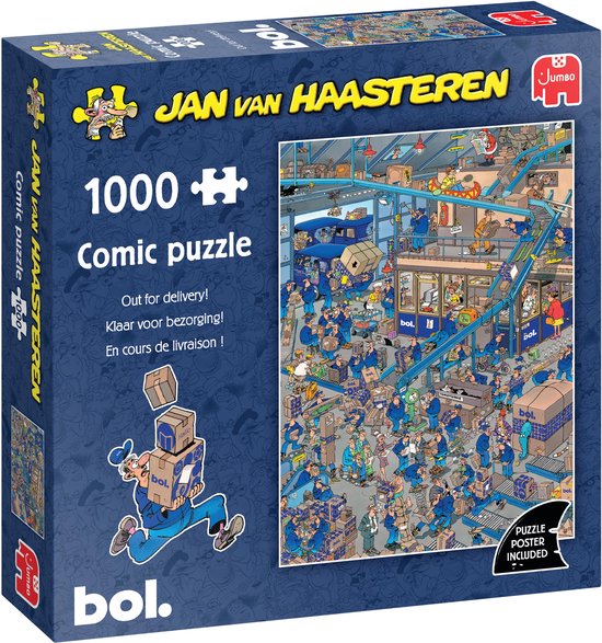 Jan van Haasteren Pakketservice Bol - Puzzel 1000 stukjes volwassenen - Legpuzzels