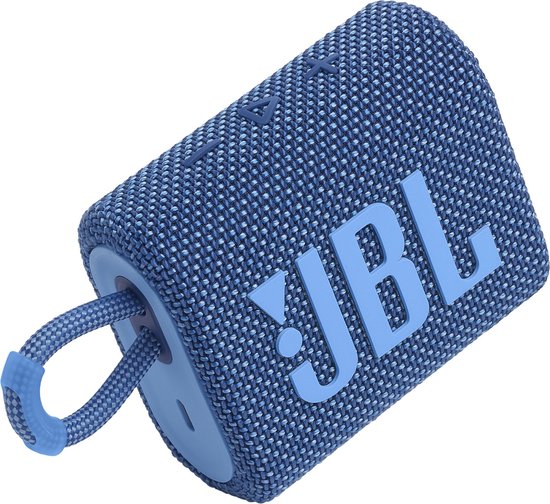 JBL Go 3 Eco Blauw - Draadloze Bluetooth Mini Speaker - Eco friendly