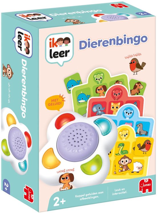 Jumbo - Ik Leer - Dierenbingo - Bingo Zoo - Educatief speelgoed - Vanaf 2 jaar - Interactief bingo spel kinderen