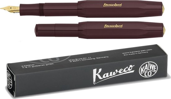 Kaweco Classic Sport - Vulpen - Medium punt - Bordeaux