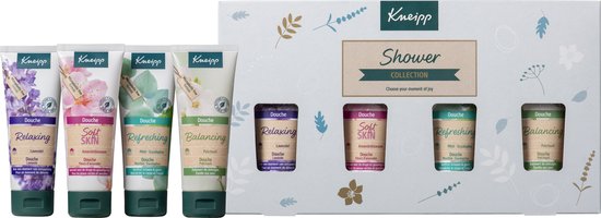 Kneipp Shower Geschenkset - Douchegel - Cadeau - Giftset - Vegan - Inhoud 4 x 75 ml