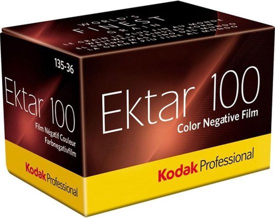 Kodak Ektar 100 met 36 opnames│Fotorolletje │Filmrolletje │Kleinbeeld │135 │Fotorol │Analoog│100 iso│100 asa