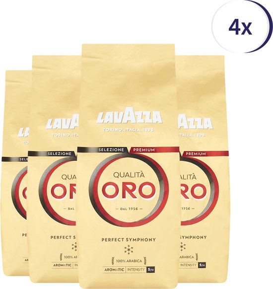 Lavazza Qualita Oro koffiebonen - 500 gram x4