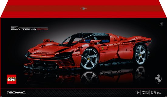LEGO Technic Ferrari Daytona SP3 Raceauto Collectible voor Volwassenen - 42143