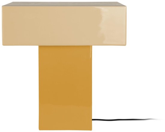 Leitmotiv Tafellamp Grato Recto - Geel - 32x15x35cm - Modern
