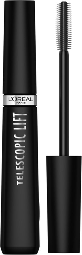 L'Oréal Paris Telescopic Lift Mascara - Lange, gelifte wimpers en volume +5mm - Verrijkt met ceramidencomplex - Vegan - Zwart - 9,9ML