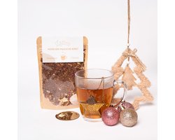 Lottea Giftset Kerstgeschenkje ‘Voor een Magische Kerst’, kerstgeschenk, kerstcadeautjes klein, kerstthee, thee, theezeef, theecadeau