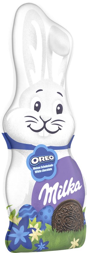 Milka Paashaas Oreo Wit Chocolade 95g - Chocolade - Paashaas - Pasen - Paasdecoratie