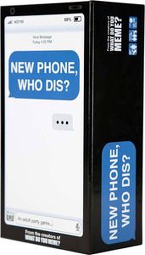 New phone, who dis? 100% offline text message party game! Van de makers van ‘What Do You Meme?’ - party game