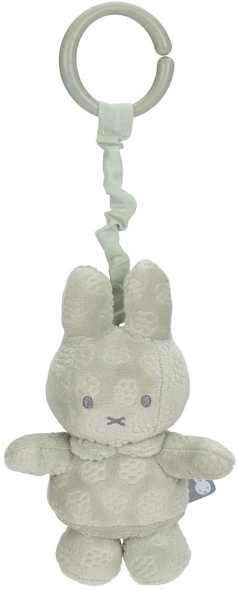 Nijntje trilfiguur green flower baby speelgoed konijn.