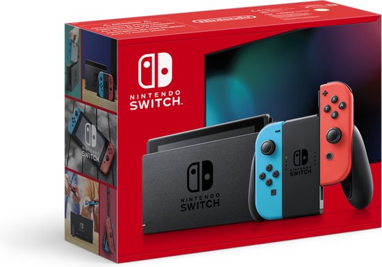 Nintendo Switch Console - Blauw / Rood