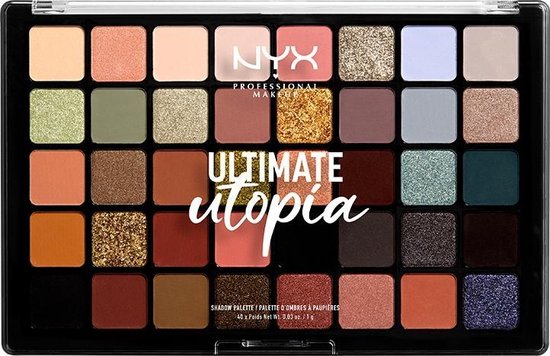 NYX Professional Makeup Ultimate Utopia Shadow Palette Ulti - Utopia - Oogschaduw - 40 x 7 gr