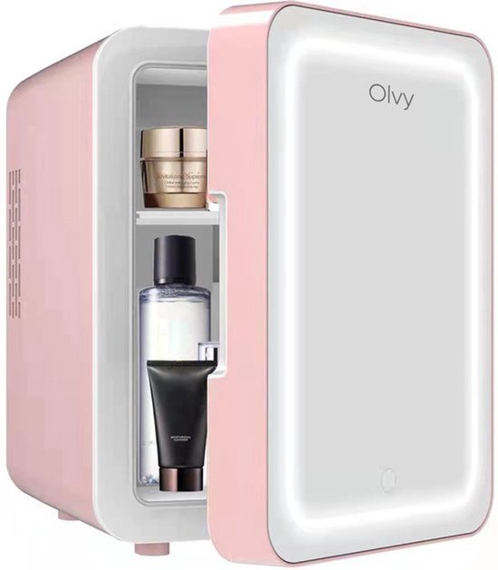 Olvy Skincare Fridge - Mini Koelkast - Inclusief E-Book - Skincare Koelkast - Make-up Koeling - 4 Liter